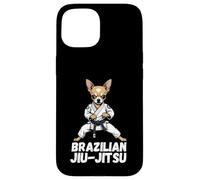 Jiu-jitsu brésilien Chihuahua Amoureux des chiens Gi Arts martiaux BJJ Coque pour iPhone 15