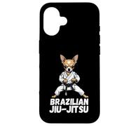 Jiu-jitsu brésilien Chihuahua Amoureux des chiens Gi Arts martiaux BJJ Coque pour iPhone 16