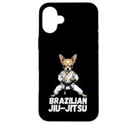Jiu-jitsu brésilien Chihuahua Amoureux des chiens Gi Arts martiaux BJJ Coque pour iPhone 16 Plus