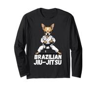 Jiu-jitsu brésilien Chihuahua Amoureux des chiens Gi Arts martiaux BJJ Manche Longue