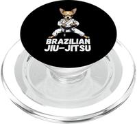 Jiu-jitsu brésilien Chihuahua Amoureux des chiens Gi Arts martiaux BJJ PopSockets PopGrip pour MagSafe