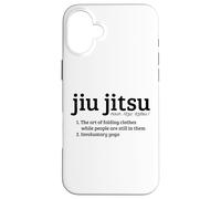 Jiu Jitsu Definition BJJ Brésilien Drôle MMA Fighter Cadeau Coque pour iPhone 16 Plus