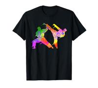 Jiu Jitsu Éclaboussures de peinture pour enfants Jujitsu Judo Maman T-Shirt