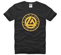 Jiu Jitsu Fitness Creative Printed Men's T Shirt for Men New New Short Sleeve Cotton Casual Top Tee Camisetas Hombre Black L