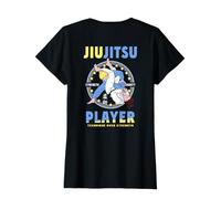 Jiu Jitsu Girls Power, imprimé au Dos T-Shirt