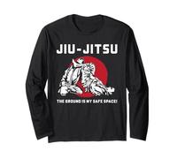 Jiu Jitsu Grappling - Le Sol est Mon Espace de sécurité - MMA BJJ Manche Longue