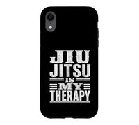 JIU Jitsu is My Therapy Typographie audacieuse Coque pour iPhone XR