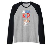 Jiu Jitsu Kid Ressemble à Un Enfant Normal mais Plus Cool Art Martial BJJ Manche Raglan