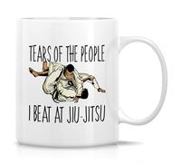 Jiu-Jitsu : Les Larmes De Ceux Que J'Ai Battus Au Jiu-Jitsu Tasse Céramique Mug À Café Jolis Mug Pour Bureau Cuisine Travail 330Ml