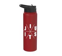 Jiu-Jitsu Lettrage Croisé Jiu-Jitsu Stainless Steel Insulated Water Bottle