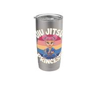 Jiu Jitsu Princess Entraînement Courageux Gobelet isotherme en acier inoxydable double paroi