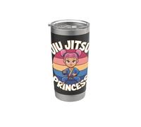 Jiu Jitsu Princess Entraînement Courageux Gobelet isotherme en acier inoxydable double paroi