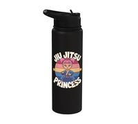 Jiu Jitsu Princess Entraînement Courageux Stainless Steel Insulated Water Bottle