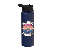 Jiu Jitsu Princess Entraînement Courageux Stainless Steel Insulated Water Bottle