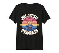 Jiu Jitsu Princess Entraînement Courageux T-Shirt Haut de Gamme