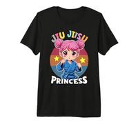Jiu Jitsu Princess Guerrière Déterminée T-Shirt Haut de Gamme