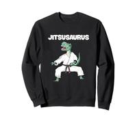 Jiu Jitsu T-Rex Ceinture Noir Drôle Jujitsu Fighter Sweatshirt