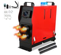Jiubiaz Aérotherme diesel 5KW, 12V chauffage autonome diesel, chauffage air diesel, chauffage air diesel avec silencieux, chauffage autonome pour voiture RV bateaux camions