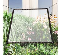 Jiubiaz Bâche transparente imperméable avec œillets Résistante aux intempéries Auvents et bâches pour meubles de jardin Plantes Serre Pet Hutch Toit 2M x 5M