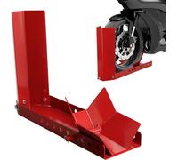 Jiubiaz Béquille de montage bascule de moto Béquille de transport bascule de roue Enduro en acier Support de roue arrière Support de levage de moto Aide au montage