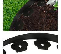 Jiubiaz Bordure de pelouse flexible - 10 mètres avec 30 clous, idéal pour délimiter une pelouse, un chemin ou un parterre, en pvc