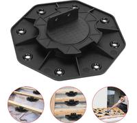 Jiubiaz Paliers de terrasse 30 pièces réglables en hauteur 18MM-30MM pour lames de terrasse extérieures Pieds réglables en plastique Terrasse Alu & Bois Paliers de terrasse réglables Lattes pour dalle