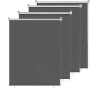 Jiubiaz Store vertical 100 x 240cm Store balcon protection solaire, store vertical résistant aux UV, coupe-vent et pare-vue, en métal et polyester,Anthracite