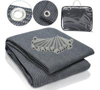 Jiubiaz Tapis d'auvent Equipement de camping Tapis de camping étanche Tapis de tente Outdoor Tapis de pique-nique Tapis de sol pour caravane 400x400CM