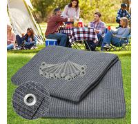 Jiubiaz Tapis d'auvent Equipement de camping Tapis de camping étanche Tapis de tente Outdoor Tapis de pique-nique Tapis de sol pour caravane 300x300CM