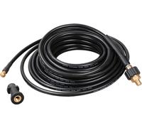 Jiubiaz Tuyau de nettoyage de tuyaux pour nettoyeur haute pression 180bar- Kit de nettoyage de tuyaux Tuyau avec adaptateur adapté pour Kärcher K2-K7 20m