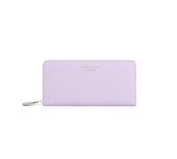 JIUFENG Portefeuille Long pour Femme Pochette avec Blocage RFID Fermeture éclair Grande capacité Pince à Billets Porte-Cartes Sac pour téléphone (Violette)