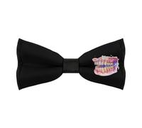 JIUFOTK Nœuds papillon classiques réglables à clip pour homme, imprimés d'anatomie dentaire, pour tenue de soirée, pour mariage d'affaires