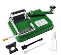 JIUJITSAW Rouleuse à Cigarette Portable, Machine à Rouler Les Cigarettes Durable et Compacte - Idéal comme Cadeau pour Homme - Tubeuse à Cigarette 8 mm, Machine à Rouler Joint Efficace (Vert)