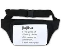 Jiujitsu Involuntary Yoga Pliable People Funny Dictionary Definition Waist Bag Fanny Pack Blanc