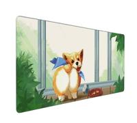 JIUJIUJIU Tapis de Souris de Jeu Cartoon Dog Design (1200x600mm) | Bords Cousus et Surface Facile à Nettoyer pour Une Utilisation à la Maison et au Bureau