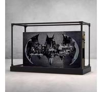 JIULIN Boîte de présentation en acrylique compatible avec Lego 76252 Batman Batcave - Boîte de présentation protectrice et anti-poussière - Modèle cadeau - Vitrine transparente (boîte de présentation