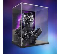 JIULIN Vitrine acrylique compatible Lego 76215 modèle Black Panther Protection anti-poussière Transparent Compatible avec Lego 76215 Black Panther ou tout autre modèle