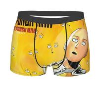 Jiumaocleu Anime Boxer One Punch Man en microfibre douce et extensible pour homme Imprimé 3D Sous-vêtements pour enfants et adultes, Type 6, XL