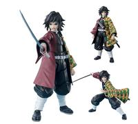 Jiumaocleu Anime Kimetsu no Yaiba Figurine d'action Statue Tomioka Giyuuke Figurines Kamado Nezuko Figurine 15 cm Sculpture en PVC Objet de collection Décoration