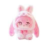 Jiumaocleu Anime Miku Figurine Statue Kagamine Len Peluche 15 cm Pyjama Style Kagamine Rin Miku Pendentif PVC Objet de collection Décoration de voiture Cadeaux pour les fans