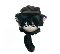 Jiumaocleu Anime Nakahara Chuuya Peluche BSD Dazai Osamu en peluche douce Ranpo Edogawa/Nakajima Atsushi Poupées 10 cm 3D Figurines en peluche Cadeaux pour les fans
