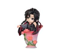 Jiumaocleu Anime Wei Wuxian Figure - Figurine d'action Wei Wu Xian Lan Wang Ji Look Up, 11,5-14 cm, mini statues de collection en PVC pour les fans de manga