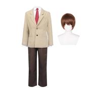 Jiumaocleu Costume de cosplay Death Note - Light Yagami - Cosplay - Uniforme scolaire - Ensemble complet - Jeu de rôle pour carnaval, Halloween, fête