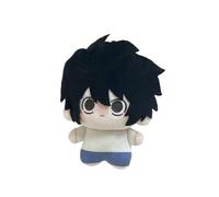 Jiumaocleu Death Note Coussin doux en forme de L et Yagami léger, 12 cm, mignon dessin animé Death Note Hug, coussin cartable, portefeuille, pendentif, décoration de maison, canapé, cadeaux de Noël