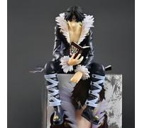 Jiumaocleu Figurine Anime Chrollo Lucilfer, 15 cm, pose-nouilles assise, figurine de modèle, décoration de gâteau, fabriquée à la main, objet de collection, décoration de bureau, cadeaux de Noël