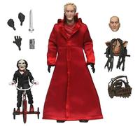 Jiumaocleu Figurine d'Action Ultime Jigsaw Killer - Figurine d'Action Halloween John Kramer Figurine Billy la Marionnette 18 cm Modèle PVC Collection Adulte Halloween Noël (Rouge)