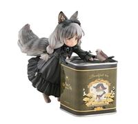 Jiumaocleu Figurine de chat d'anime, 12 cm, mini figurine d'action de manga de dessin animé, faite à la main, décoration de bureau