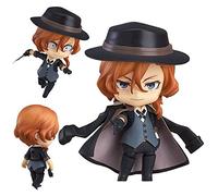 Jiumaocleu Figurine de Chien Bungo Stray Dogs Q Ver Akutagawa Ryunosuke - Figurine d'anime - Jouet Mignon Fait à la Main - Décoration de Bureau