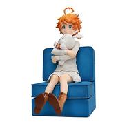 Jiumaocleu Figurine The Promised Neverland - Figurine Emma/Norman/Ray assise - Jouet fait à la main - Décoration de bureau pour voiture, tableau de bord, maison, bureau, Ray Assis, 13 cm