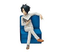 Jiumaocleu Figurine The Promised Neverland - Figurine Emma/Norman/Ray assise - Jouet fait à la main - Décoration de bureau pour voiture, tableau de bord, maison, bureau, Norman Assis, 13 cm